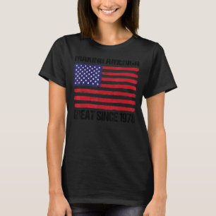 T-shirt 44ème anniversaire de la grandeur de l'Amérique de