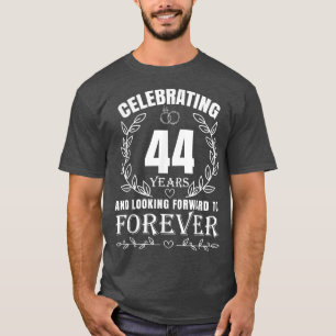 T-shirt 44ème anniversaire de naissance du Mariage pour le
