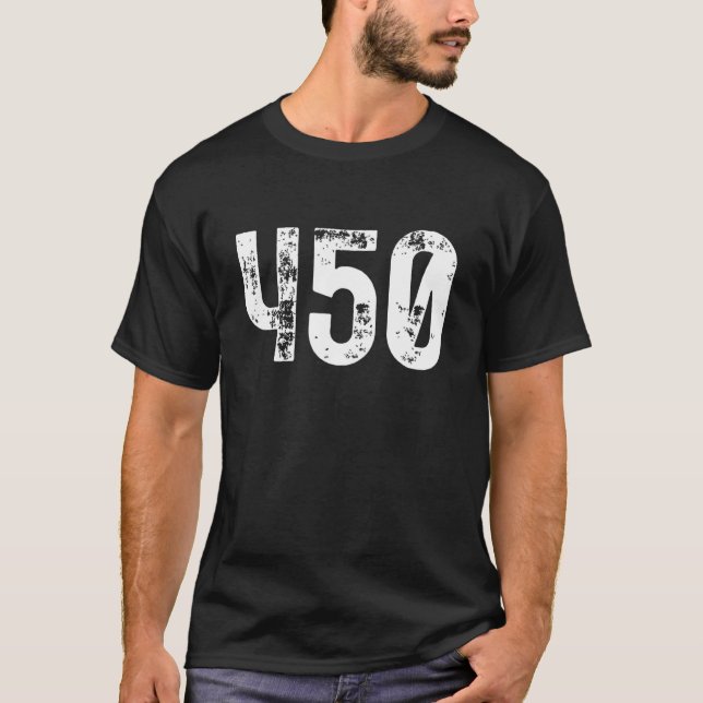 T-shirt 450 Area Code Granby QC Mobile Telephone Area Code (Devant)