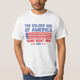 T-shirt 45 47 Donald Trump L'Âge d'Or de l'Amérique 2025 