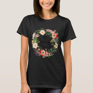 T-shirt 45 Ans Aimés 45e Anniversaire Cadeaux Pour Femmes