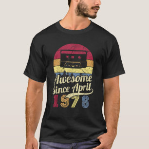 T-shirt 45 Ans Anniversaire Vintage stupéfiant depuis le 1