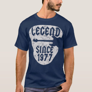 T-shirt 45 ans Guitariste Né en 1977 45e anniversaire B