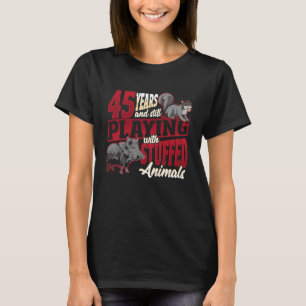 T-shirt 45 Ans Jouant avec des Animaux Naturaliste Naissan