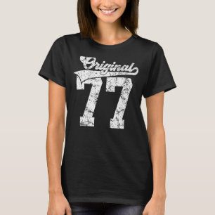T-shirt 45 ans Original 1977 College 45e anniversaire