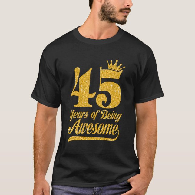 T-shirt 45 Magnifique 45E Couronne (Devant)