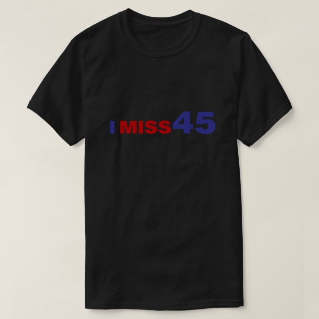 T-shirt 45 me manquent (Design devant)