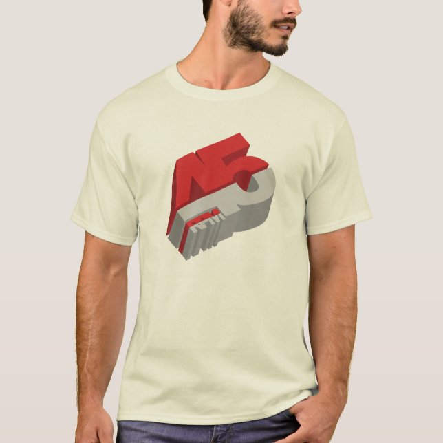 T-SHIRT 45 T/MN 3D (Devant)