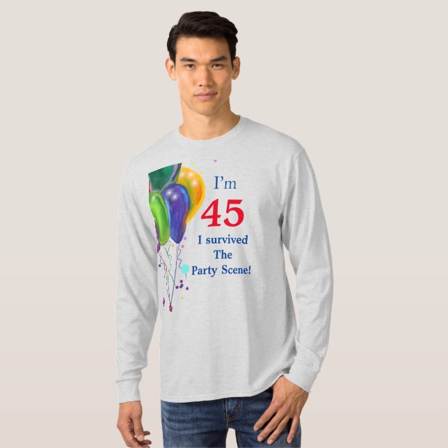 T-shirt 45e anniversaire  (Devant entier)