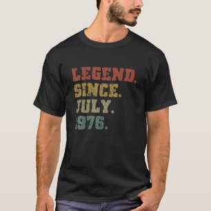 T-shirt 45E Anniversaire Cadeaux 45 Ans Légende Depuis Jui