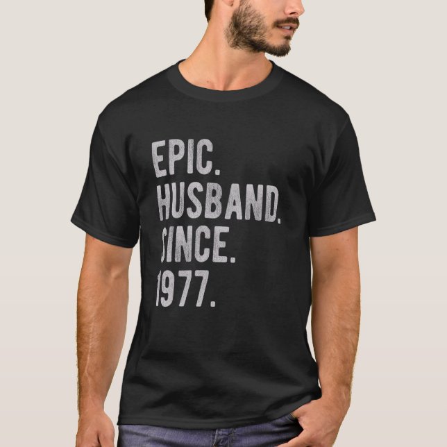 T-shirt 45e anniversaire du Mariage pour lui Epic Mari Sin (Devant)