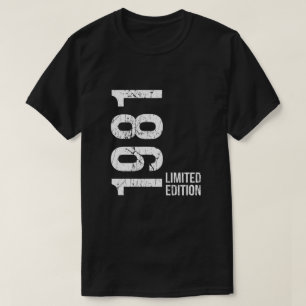 T-shirt 45e anniversaire Vintage 1981 Édition limitée 45 a
