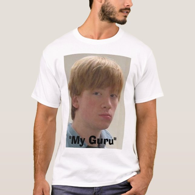 T-shirt 468651167_l, "mon Guru " (Devant)