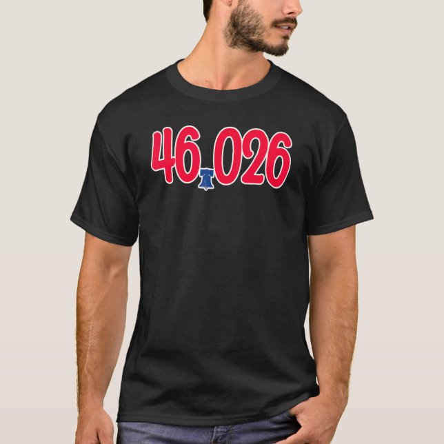 T-shirt 46 026 Philly Philadelphie fan de baseball Hommes  (Devant)