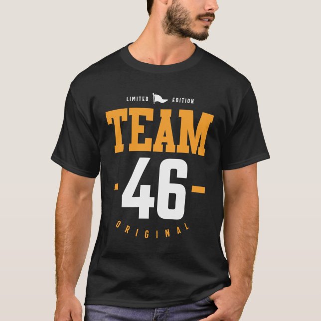 T-shirt 46 Ans - 46e Anniversaire Drôle Cadeau (Devant)