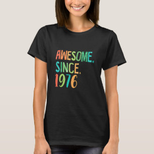T-shirt 46 Ans Vieux Coeur Fille Décor Floral Magnifique D