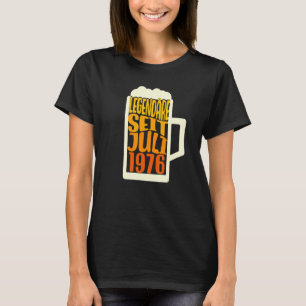 T-shirt 46e anniversaire Bière légendaire depuis juillet 1