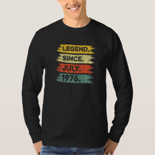 T-shirt 46e anniversaire Retro Légende Vintage depuis juil