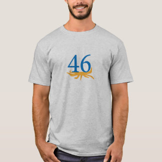 T-shirt 46e Masque Visage du Président avec Fente Filtre