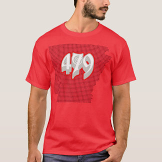 T-SHIRT 479 ARKANSAS AREA CODE SPOTS N POTS