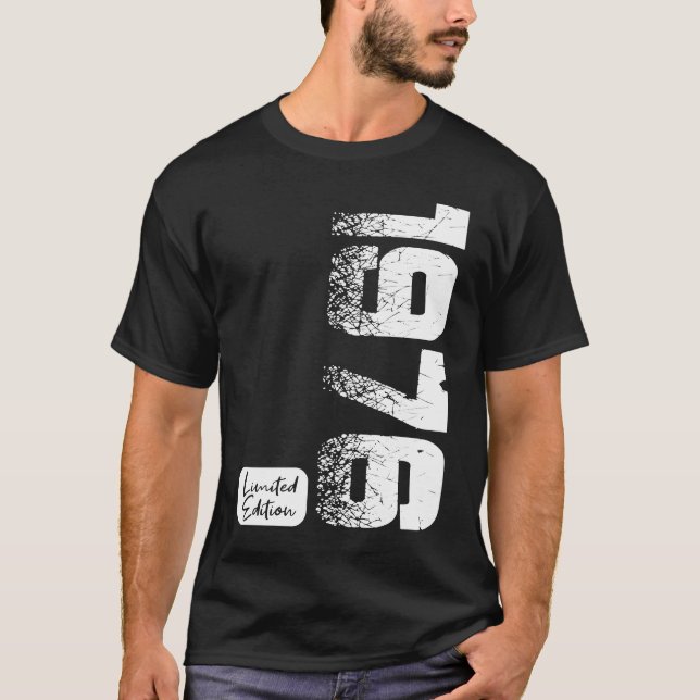 T-shirt 47 Année 1976 47e anniversaire 1 (Devant)