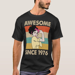 T-shirt 47 Ans Awesome depuis 1976 47e anniversaire