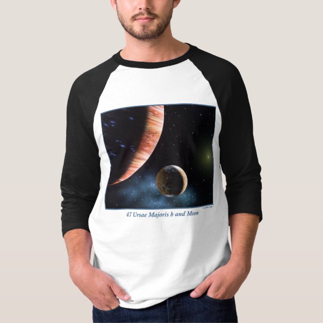 T-shirt 47 Ursae Majoris b et lune (Devant)