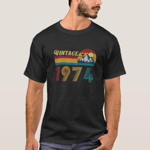 T-shirt 47E Anniversaire Cadeau 47 Ans Hommes Femmes Retro