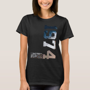 T-shirt 48 ans 48e anniversaire 1974