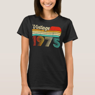 T-shirt 48 ans Anniversaire Vintage 1975 48e anniversaire