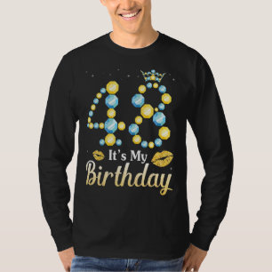 T-shirt 48 Ans C'est mon anniversaire Joyeux Jour pour moi
