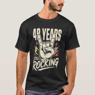 T-shirt 48 ans encore en train de déconner 48e anniversair