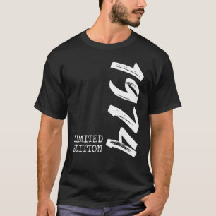 T-shirt 48e anniversaire Dames Mens 48 ans 1974 17
