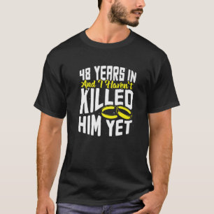T-shirt 48E Anniversaire Du Mariage Drôle 48 Année Du Ma