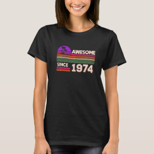 T-shirt 48e anniversaire Hommes Femmes stupéfiantes depuis