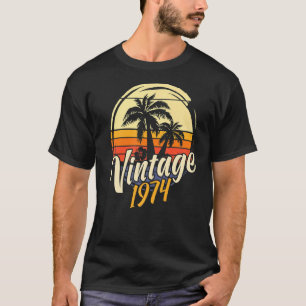 T-shirt 48e anniversaire Vintage 1974