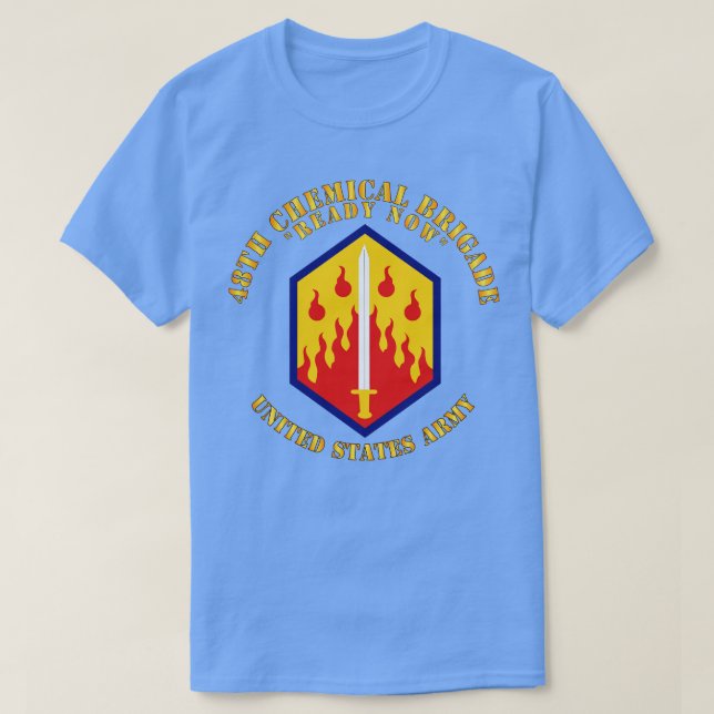 T-shirt 48e brigade chimique prêt SSI X (Design devant)