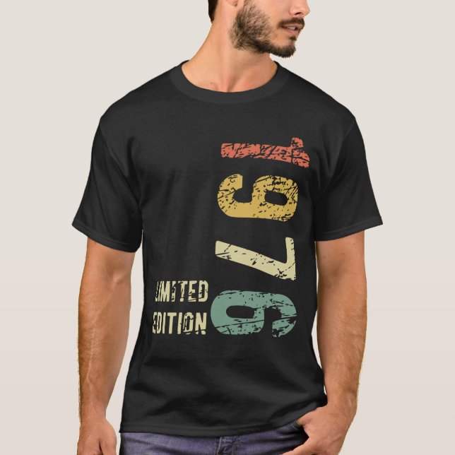 T-shirt 48e cadeau d'anniversaire 1976 Edition limitée 48  (Devant)