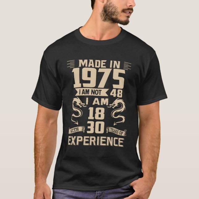 T-shirt 48E Dragon Fabriqué En 1975 48 (Devant)