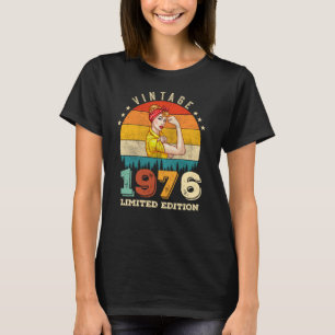 T-shirt 49 ans Anniversaire 1976 Vintage 49e anniversaire