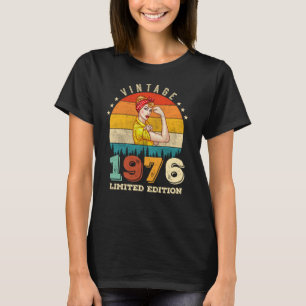T-shirt 49 ans Anniversaire 1976 Vintage 49e anniversaire 