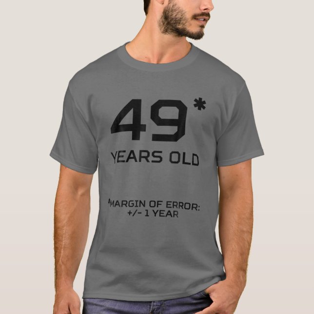 T-shirt 49 Ans Marge / - 1 An Drôle 50E Anniversaire (Devant)