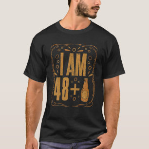 T-shirt 49 Ans Né Retro Bière Boire Alcool Naissance