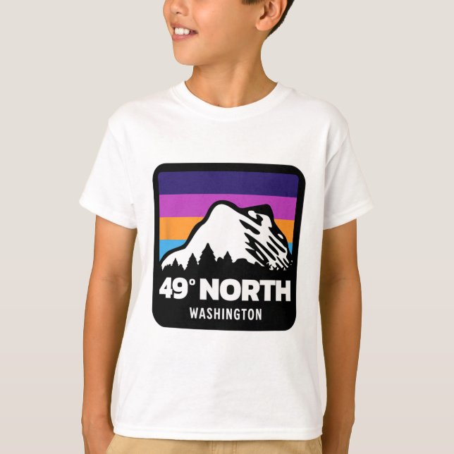 T-shirt 49 Degrés North Washington Snowboard Fa (Devant)