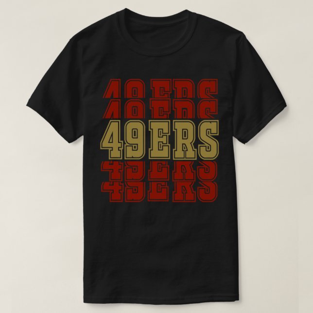 T-shirt 49 ers - logo 49ers - 49ers cadeaux - idée cadeau  (Design devant)