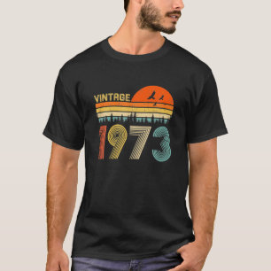 T-shirt 49e anniversaire Cadeau Vintage 1973 Anniversaire