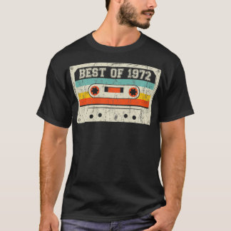 T-shirt 49e Anniversaire Cadeaux Retro Meilleur De 1972 Ca