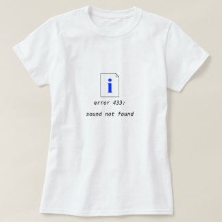 T-shirt 4' 33" chemise