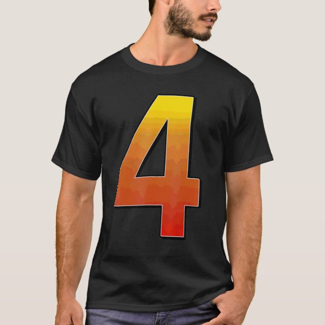 T-shirt 4 4e anniversaire (Devant)