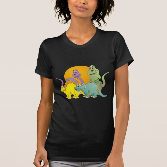 T-shirt 4 Amis Dinosaures (Devant)